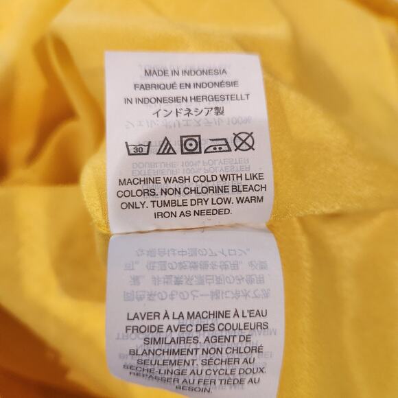 J. Crew Womens Yellow Layered Multi Pattern Crochet Sleeveless Blouse Size 0 - Picture 8 of 13